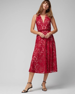 White house black market black lace dress on sale